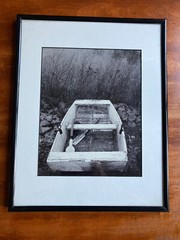 Black and White Boat Photograph (14.5 x 11.5”) Signed