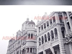 40’s Large HONG KONG STAR FERRY TERMINAL WATERFRONT ROAD Old Vintage Photo 香港老照片