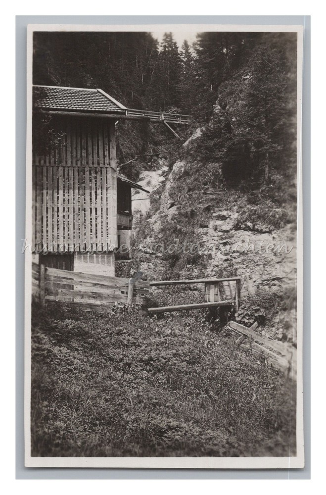 Tatzelwurm bei Bayrischzell 1928 – Gebäude Brücken – Altes Foto 1920er