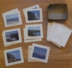 11 Vintage Bar Harbor MAINE Photograph Note Cards w/ Envelopes 6 Coastal Views