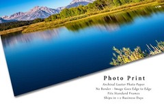 Mount Moran at Oxbow Bend in Grand Teton NP Wyoming Photo Print (Unframed)