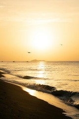 Digital Image Picture Photo Pic Wallpaper Serene Baltic Sea Sunset Waves 9175