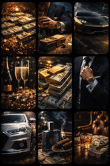 Masculine Aesthetic iPhone Wallpapers 4K Dark Cologne Style Pack