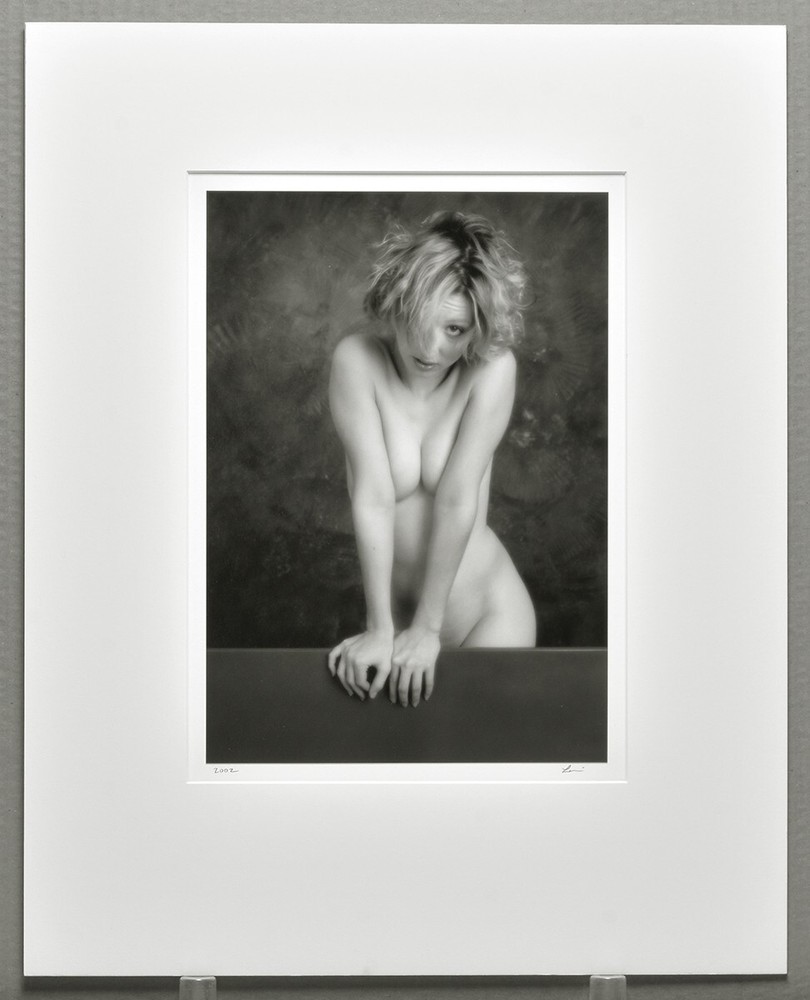 Russell Levin 2002 Genevieve in Studio 11X14 Darkroom Made Photograph