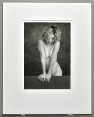Russell Levin 2002 Genevieve in Studio 11X14 Darkroom Made Photograph