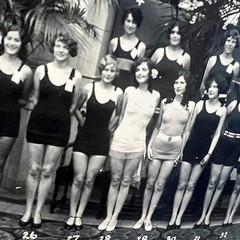 Vintage 1927 California Beauty Week Photo 8″ x 23″