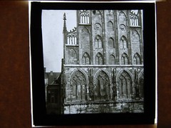 13 pieces historical photograph positive glass plate 8.5×8.5 cm Münster around 1915