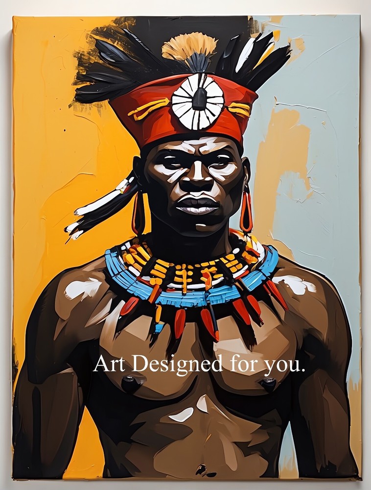Digital Image Picture Photo Wallpaper Background African Warrior