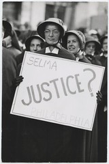 NYC: CIVIL RIGHTS Protest, HARLEM 1965 by Jeff Kamen / VINTAGE / STAMPED