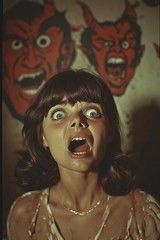 5 ~ 4X6 Glossy HORROR Fine Art ‘ SCREAM QUEEN ‘ Photo FANTASY Set ! 211359089