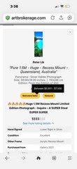 Peter Lik Original “Pure” Coveted Rare Limited Edition (299of 950)