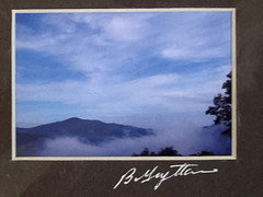 Bob Grytten Signed Miniature Landscape Photo – Cold Mountain in June – NC Artist