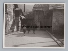 Croatia vmtl. Split or Trogir – Alley Old Town Building – Old Photo 1920s