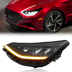 Full LED Headlight Assembly for 2020 2021 2022 HYUNDAI SONATA, 92101-L1100, Left