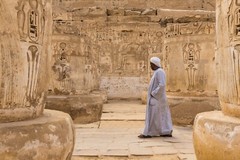 Landscape Photography Print- Egyptian in a Temple – 5×7 Print