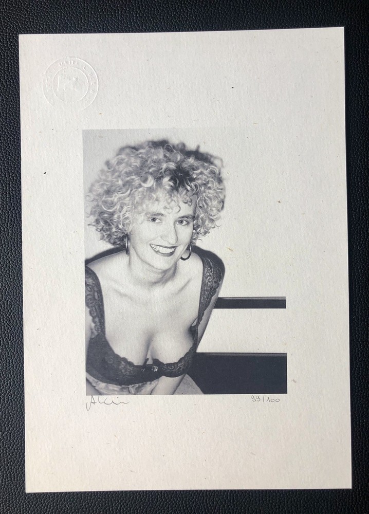 Erotic B/W Photo “Young Girl” Theme 1 Circa 1989 Signed & Limited 99 of 100
