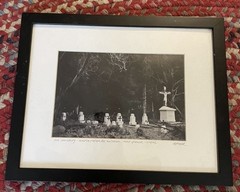 Maria Ratschitz Mission CEMETERY, South Africa, Framed, Signed B&W Photograph