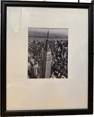 Vintage Christopher Bliss Empire State Building NYC Black White Photo Framed Art