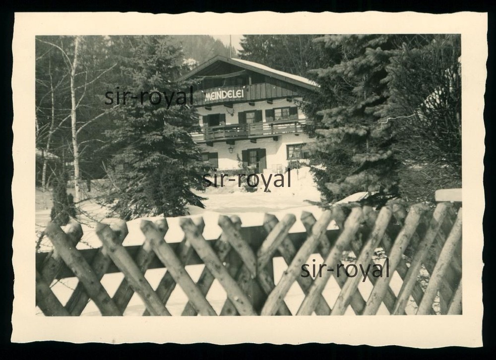 Bayrischzell 1955 – Hotel Meindelei – 1950s – Photo 9x6cm