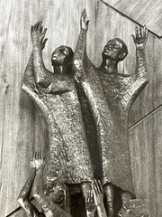 5 MCM Vintage Sculpture art B&W photos German Krefeld Erich Schmidt Hermann Ege