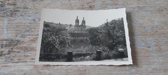 Small Old B/W AGFA LUPEX Photo Heideberg Castle 1955