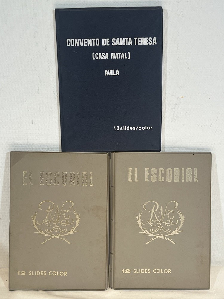 Vintage Slides Sets- Spain/Color – El Escorial, St Teresa and More