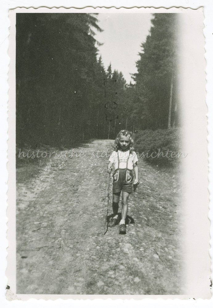 Zella-Mehlis 1949 Girl Before Founding GDR in Summer – Beautiful Old Photo 1940s