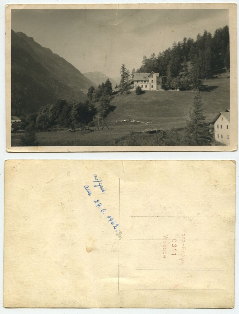 43984 – Pension in the Mountains – Photo, Dated 24.6.1962