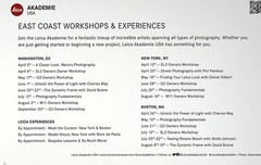 David Butow (b. 1964) Art Announcement Card 2025 – Leica Academie Photo