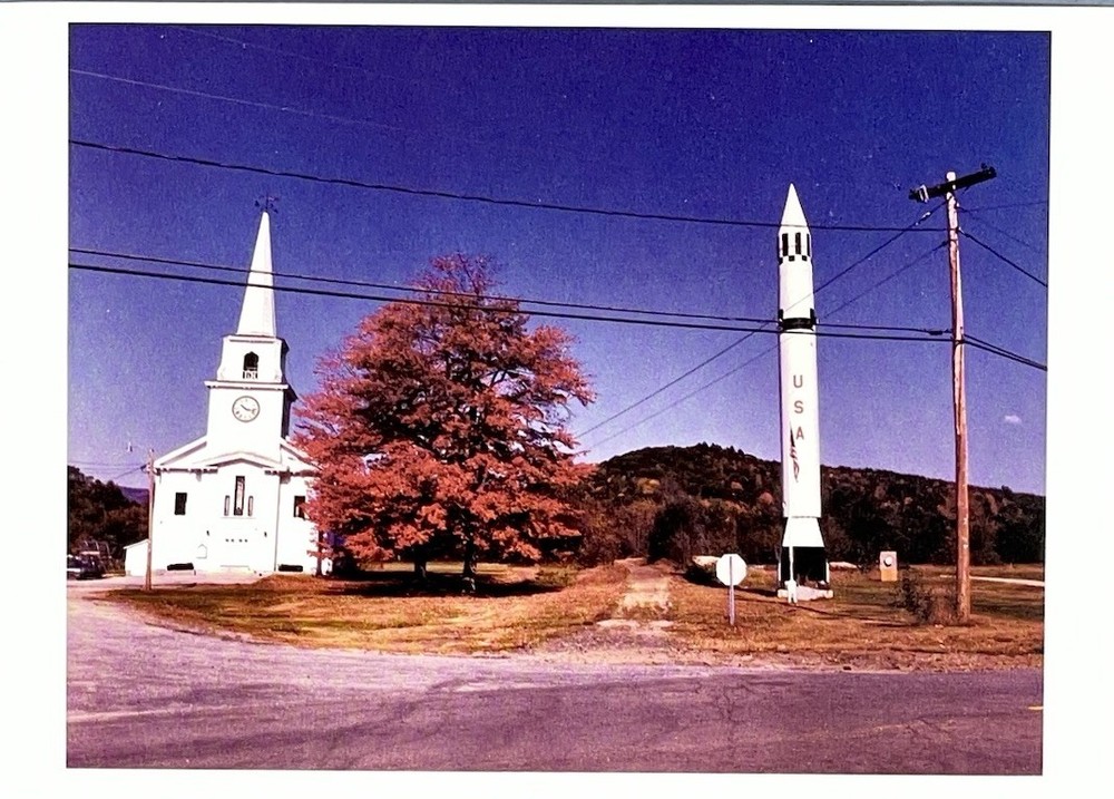Ted Degener Art Photo Print Card – The Village Square 1983 – Fotofolio 4.25”x6”