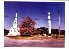 Ted Degener Art Photo Print Card – The Village Square 1983 – Fotofolio 4.25”x6”
