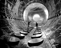 Interior of the 20-foot diameter vacuum tank NASA 11″x14″ Photograph Print