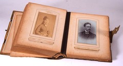 old 22 pieces Photos in Photo Album Photo CAB Photographs Album Antique