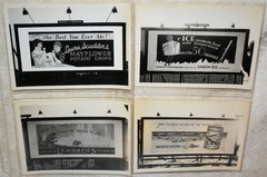 FABULOUS COLLECTION 1920’S FOSTER & KLEISER BILLBOARD PHOTOS (46) ORIGINALS