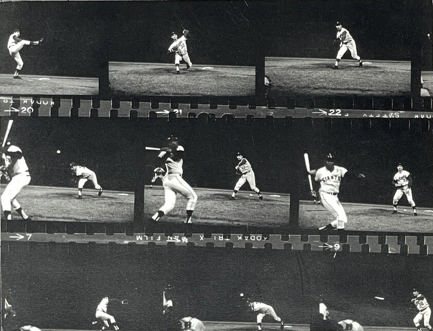 Koufax Strikeout, June 1963 – Leigh Wiener Art Show Announcement Card 1998