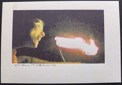 Sergio Zenteno Signed Photograph Of Fire Breathing Man 7″ X 10 1/4″