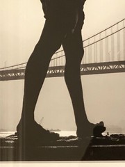 Mahatma Gandhi Walking Towards Bridge – San Francisco, Dennis Dooley Photography