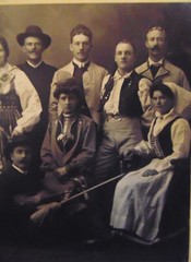 Antique Photo 1907 ~ Swedish National Dancers Stockholm Sweden w/ Names ~ 8″x10″