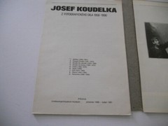 Josef Koudelka Z Fotografickeho Dila 1958-90 From A Photographic Work
