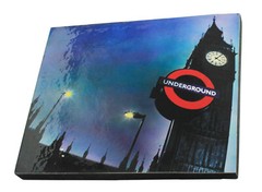 Original photograph of Big Ben LONDON Block Mounted and laminated 23 x 19 x 2 cm