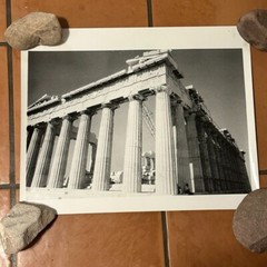 Photograph Print Janine Gordon Signed 16×20″ B/W Acropolis, Athens