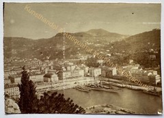 orig. Photo Photograph Circa 1880 French Riviera Nice 12.5×8.5cm
