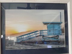 «SUNSET AT STATION 18» FRAMED AND SIGNED BY LOS ANGELES PHOTOGRAPHER ROB SMITH