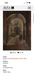 Eugene Delcroix (1891-1967) THE SPANISH COURT Artist Signed