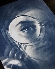 Toned Cyanotype – Original Handmade Fine Art – Abstract, Surreal Photography