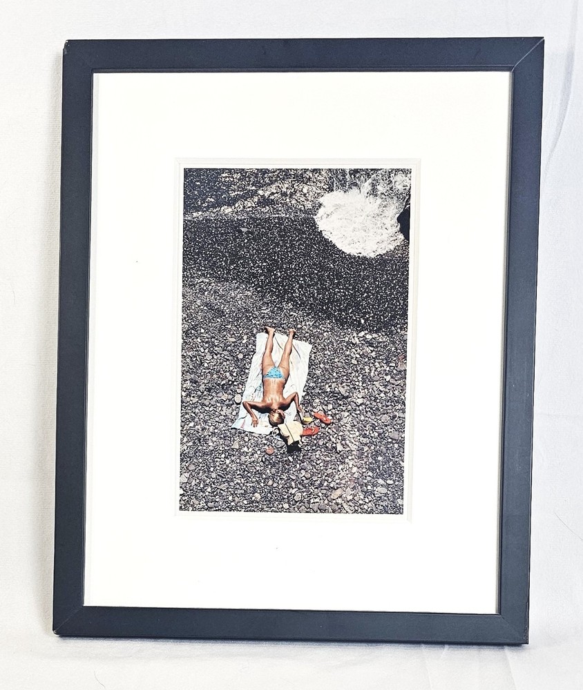 Serge J-F. Levy Original Photograph Signed Print Framed Vintage