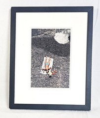 Serge J-F. Levy Original Photograph Signed Print Framed Vintage