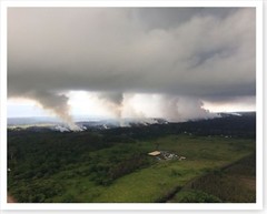 Line Of Sulfur Dioxide Fissure Plumes Kilauea Volcano 2018 Silver Halide Photo