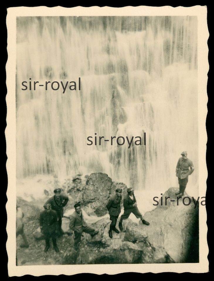 Erpfendorf 1930s – Uniformed at Griesbach Gorge at Dam – Photo 6x8cm
