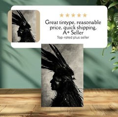 Native American Tintype Limited Edition Museum Series C00371RP